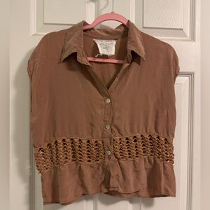 ACACIA 100% silk top (S)